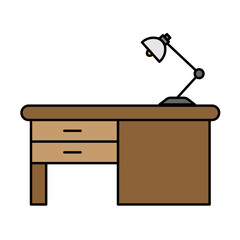 cupboard and lamp icon