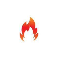 Fire flame vector illustration design template
