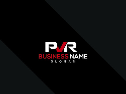 Creative PVR Logo Icon, Alphabet pvr letter logo image vector for your company