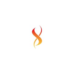 Fire flame vector illustration design template