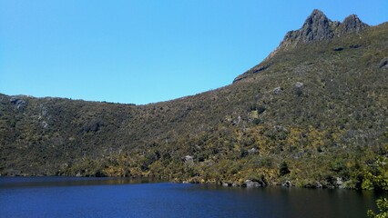 Fototapeta na wymiar lake view at the Cradle mountains