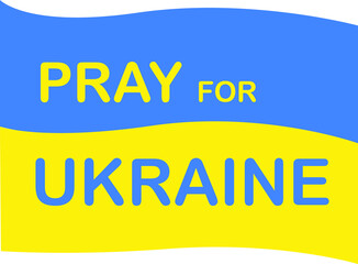 Image to support the country. Stop the war. Vector Image.