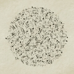 Old musical background.