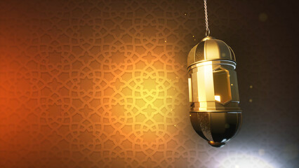 Background Of Ramadan Lantern, 3d Rendering