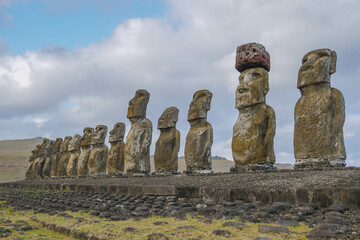 moai at easter island