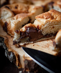 Chocolate Babka bread, chocolate swirl bread, brioche filled with chocolate