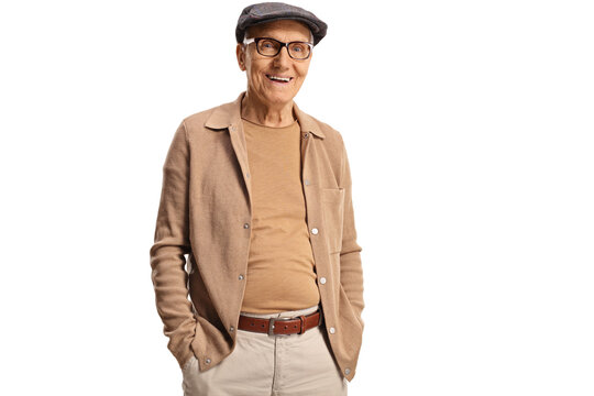 Cheerful elderly gentleman
