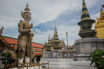Guardia Yaksha en el Gran Palacio de Bangkok