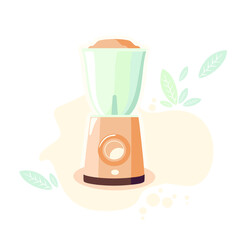 Household kitchen appliances. Mixer. Cooking