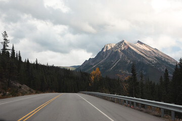 on the way to Banff