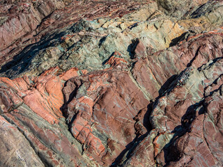 チャート露出地帯　褶曲地形　木曽川シーケンス