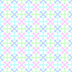 Abstract seamless geometric multicolor mosaic pattern.