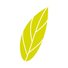 simple leaves, leaf graphic yellow color