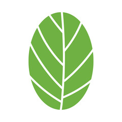 simple leaves, leaf graphic green color