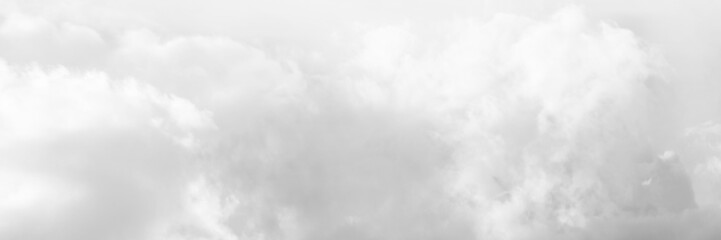 Black sky with white cloud. Dark background before Rainstorm.