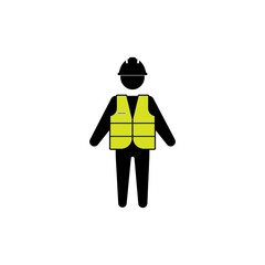 construction worker icon.