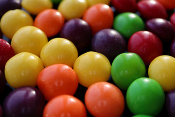 colorful round candy close up background wallpaper