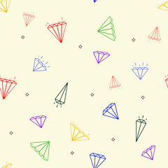 seamless geometric pattern.  infinite texture for printing on fabric, paper and for textile.