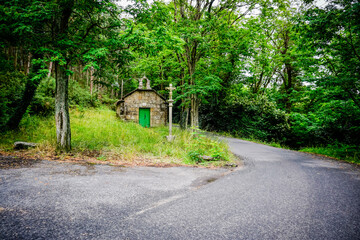 Hermitage, chapel or small church dedicated to a saint or to a Marian dedication, generally located...