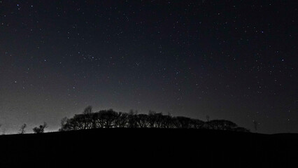 Starry Night Sky - Peak District - England - Derbyshire  