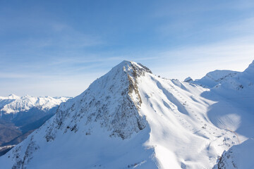 Fototapeta na wymiar Mountain peak. Highest mountain in the Europe. National Park.