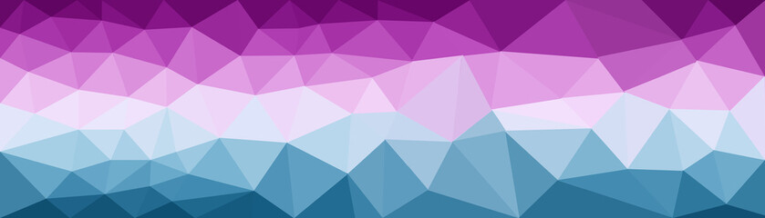Fototapeta premium Dark blue to pink to purple Low poly abstract crystal pattern background. Polygon design.