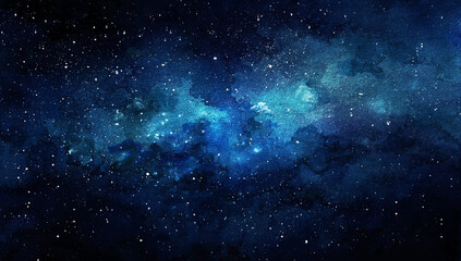 Fototapeta Vector cosmic illustration. Beautiful colorful space background. Watercolor Cosmos obraz