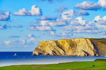 Asturias coast and Cape Penas, Spain