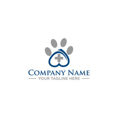 Animal and pet clinic logo design