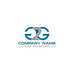 Obraz premium G 2 G Initial Logo Design for Your Company