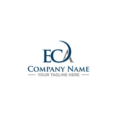 Obraz premium ECA Initial Logo Design for Your Company