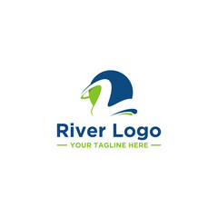 R River Logo Design