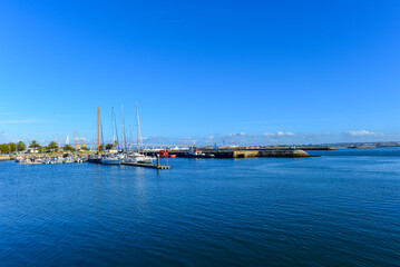 Fototapeta na wymiar Yachthafen in Figueira da Foz, Portugal 