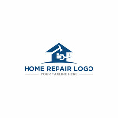 Home Repair Logo Sign Design