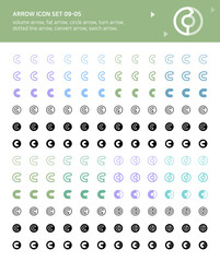 A fat and voluminous arrow icon.
