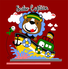 Sailor Captain Baby Vector Design