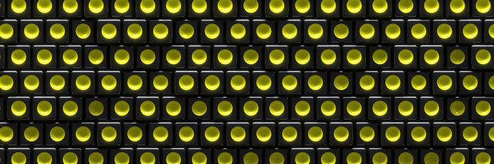 Background of cubes. Geometric structure. 3D visualization