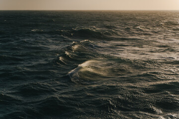 photo of waves of the atlantic ocean