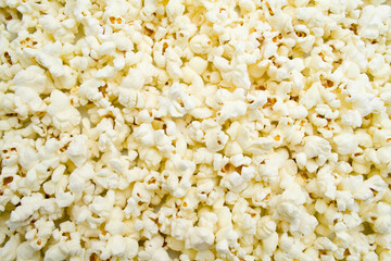 popcorn texture at close up