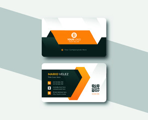 professional modern minimal business card design template
