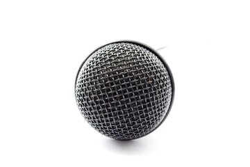 microphone on isolated white background