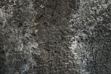 Rock pile. Silver Wall. Rock background. Rock texture. Black texture. Dark marble. Stone background. Paint spots. Rock surface with cracks. Grunge Rough structure. Abstract texture.