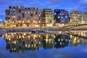 Residential buildings in La Confluence, Lyon, France