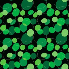 Seamless polka dots pattern for fabrics and textiles and packaging and gifts and cards and linens