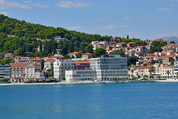 Fototapeta na wymiar Split, Croatia - september 5 2021 : picturesque city in summer