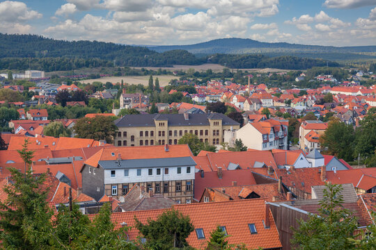 Blick auf Blankenburg, Harz