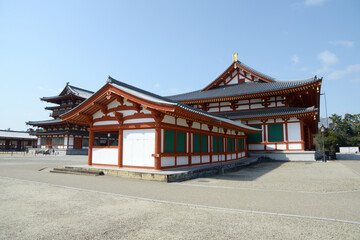 Obraz premium 薬師寺 大講堂 奈良市 西ノ京町