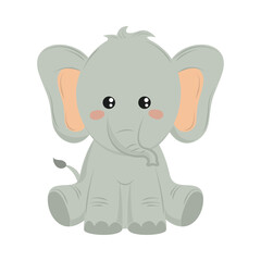 baby elephant cartoon