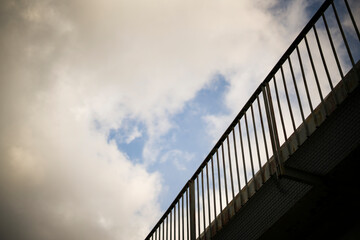 Obraz premium Bridge in the sky.