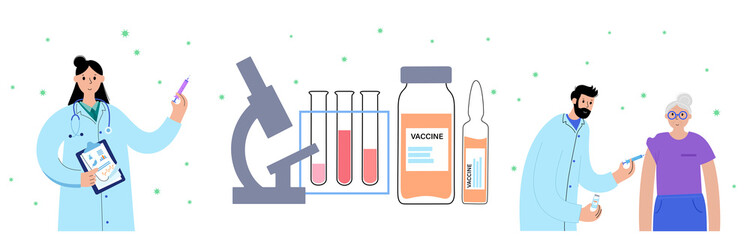 Global vaccination concept